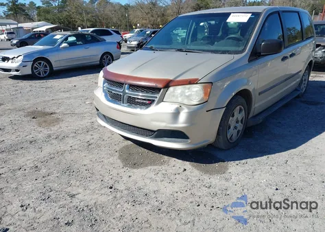 2013 Dodge Grand Caravan American Value Pkg из США, поврежденный, VIN 2C4RDGBG8DR586389